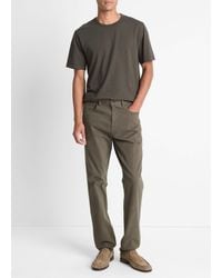 Vince - Dylan Slim 5-Pocket Peached Stretch-Cotton Pant - Lyst