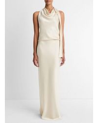 Vince - Satin Bias Column Skirt - Lyst