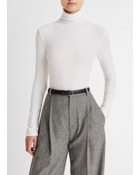 Vince - Essential Long-Sleeve Turtleneck Top - Lyst