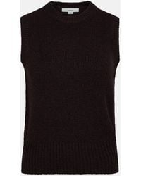 Vince - Cotton-Blend Bouclé Shell - Lyst