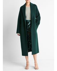Vince - Wool-Blend Single-Breasted Coat - Lyst
