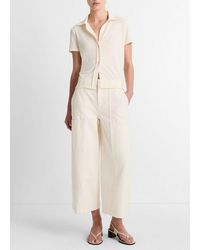 Vince - Short-Sleeve Button-Up Shirt - Lyst