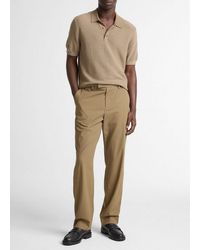 Vince - Louie Relaxed Cotton Extended-Tab Trouser - Lyst