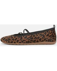 Vince - Coralie Leopard-Print Calf Hair Ballet Sneaker - Lyst