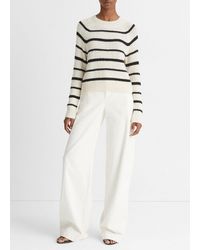 Vince - Ribbed Stripe Pullover, Multicolor, Size M - Lyst