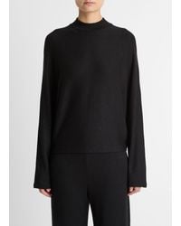 Vince - Cozy Dolman-Sleeve Mock-Neck Top - Lyst