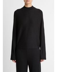 Vince - Cozy Dolman-Sleeve Mock-Neck Top - Lyst