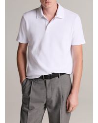 Vince - Variegated Pima Cotton Polo Shirt - Lyst
