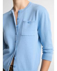 Vince - Wool & Cashmere-Blend Pocket Cardigan - Lyst
