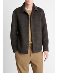 Vince - Plaid Splittable Wool-Blend Shirt Jacket - Lyst