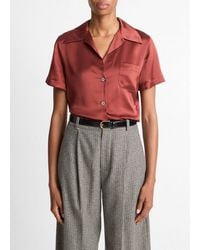 Vince - Short Sleeve Button Down - Lyst