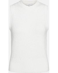 Vince - Cotton-Blend Bouclé Shell - Lyst