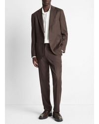 Vince - Wool-Silk Classic Pant - Lyst