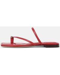 Vince - Polli Leather Toe-Ring Sandal - Lyst