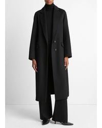 Vince - Wool-Blend Single-Breasted Coat - Lyst
