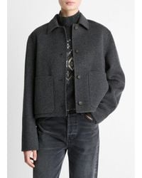 Vince - Wool & Cashmere-Blend Short Jacket - Lyst
