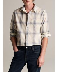 Vince - Townes Plaid Cotton Button-Front Shirt - Lyst