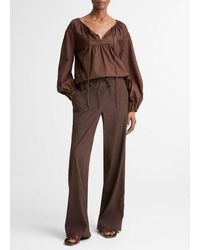 Vince - Linen-Blend Drawstring Pant - Lyst
