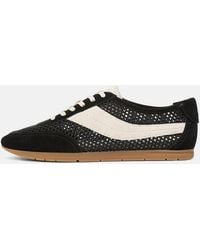 Vince - La Suede & Netting Slip-On Runner Sneaker - Lyst