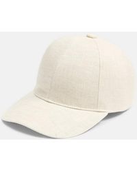 Vince - Linen Baseball Cap - Lyst