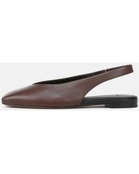 Vince - Darlina Leather Slingback Flat - Lyst