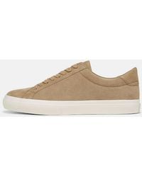 Vince - Fulton Perforated Suede Sneaker - Lyst