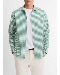 Vince - Hermosa Stripe Button-Front Shirt - Lyst