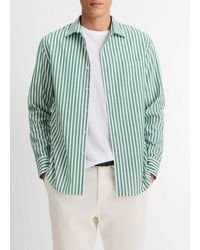 Vince - Hermosa Stripe Button-Front Shirt - Lyst