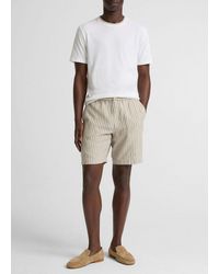 Vince - Ballston Stripe Hemp Short - Lyst