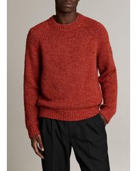 Vince - Italian Merino Wool-Blend Bouclé Raglan-Sleeve Sweater - Lyst