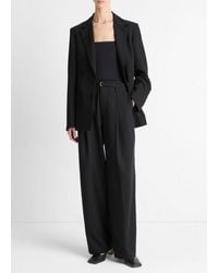 Vince - High-Waist Pleated Trouser - Lyst