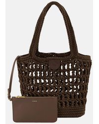 Vince - Barcelona Cotton Crochet Small Tote - Lyst