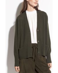 Vince Raglan Sleeve Snap Cardigan - Multicolor