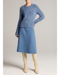 Vince - Splittable Wool-Blend Skirt - Lyst