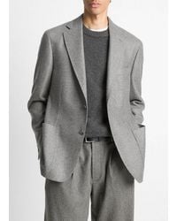 Vince - Houndstooth Cashmere Relaxed Sport Coat - Lyst