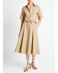 Vince - Canvas Tape Cotton Skirt - Lyst