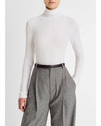 Vince - Essential Long-Sleeve Turtleneck Top - Lyst