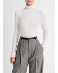 Vince - Essential Long-Sleeve Turtleneck Top - Lyst