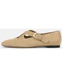 Vince - Cici Suede Flat - Lyst