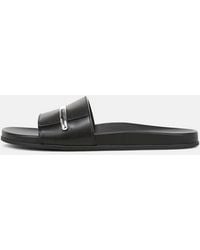 Vince - Sadie Leather Slide Sandal - Lyst