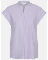 Vince - Sleeveless Band-Collar Popover - Lyst