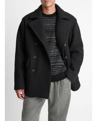 Vince - Italian Wool-Blend Peacoat - Lyst