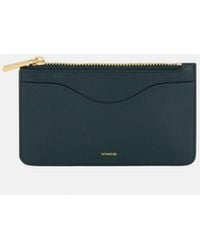 Vince - Leather Zip-Top Card Case - Lyst