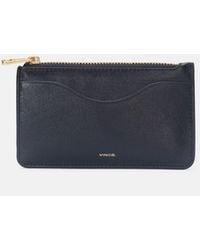 Vince - Leather Zip-Top Card Case - Lyst