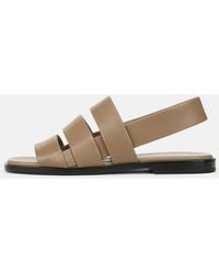 Vince - Mazie Leather Slingback Sandal - Lyst