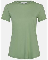 Vince - Pima Cotton-Blend T-Shirt - Lyst