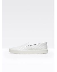 Vince - Perforated Leather Blair Sneaker - Lyst