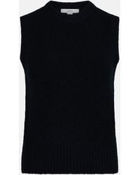 Vince - Cotton-Blend Bouclé Shell - Lyst