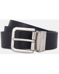 Vince - 32Mm Reversible Leather Belt - Lyst