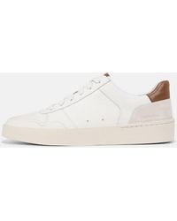 Vince - Peyton Leather Lace-up Sneaker, White, Size 10.5 - Lyst